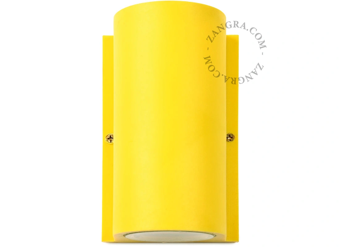 żółta lampa ścienna góra - dół Eline - IP44