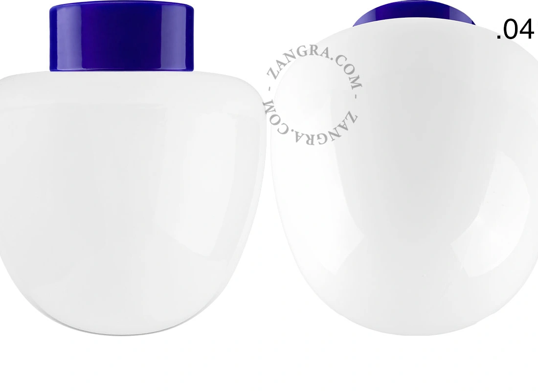 blue porcelain lamp David - Ø 10cm