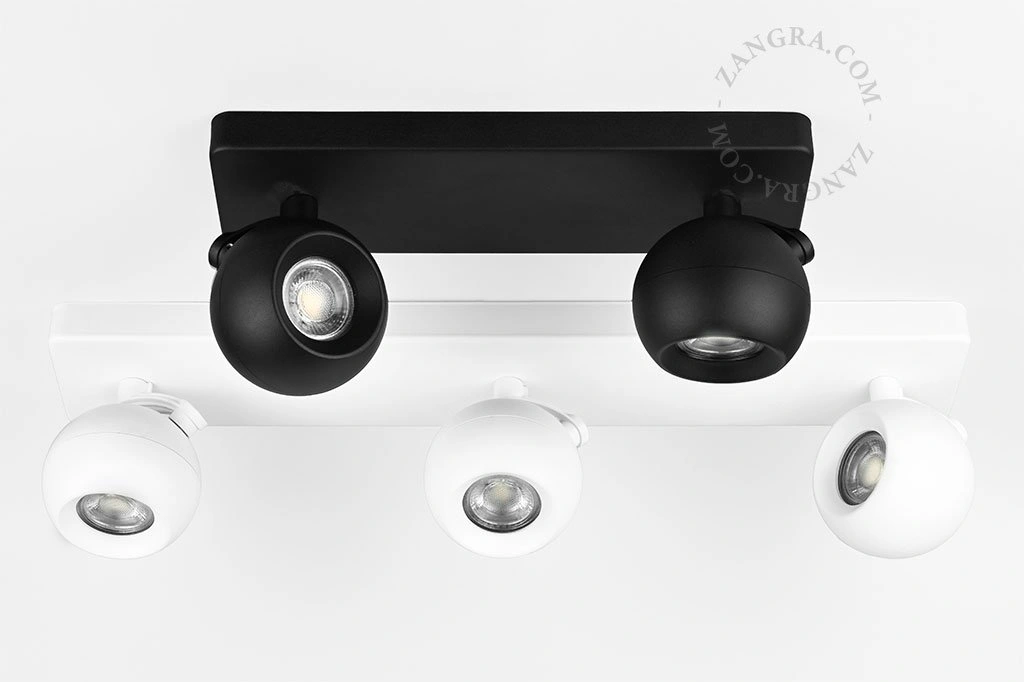 foco doble LED de superficie Colette