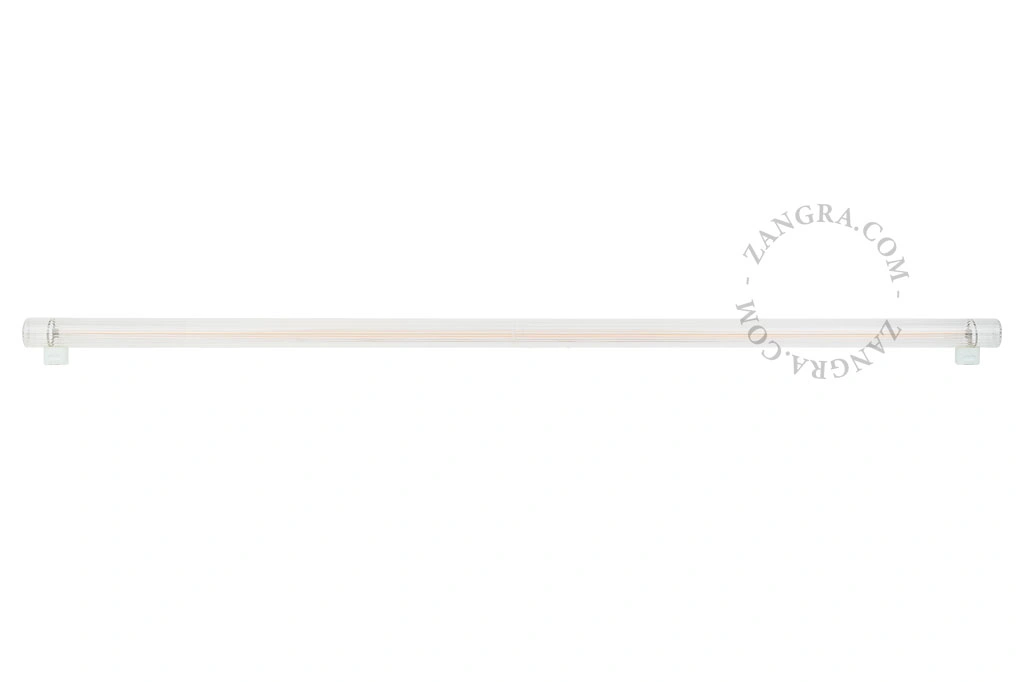 yellow wall or ceiling light S14s  - stick bulb - 100 cm