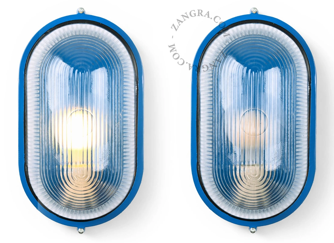 candeeiro exterior azul Dijon - IP54