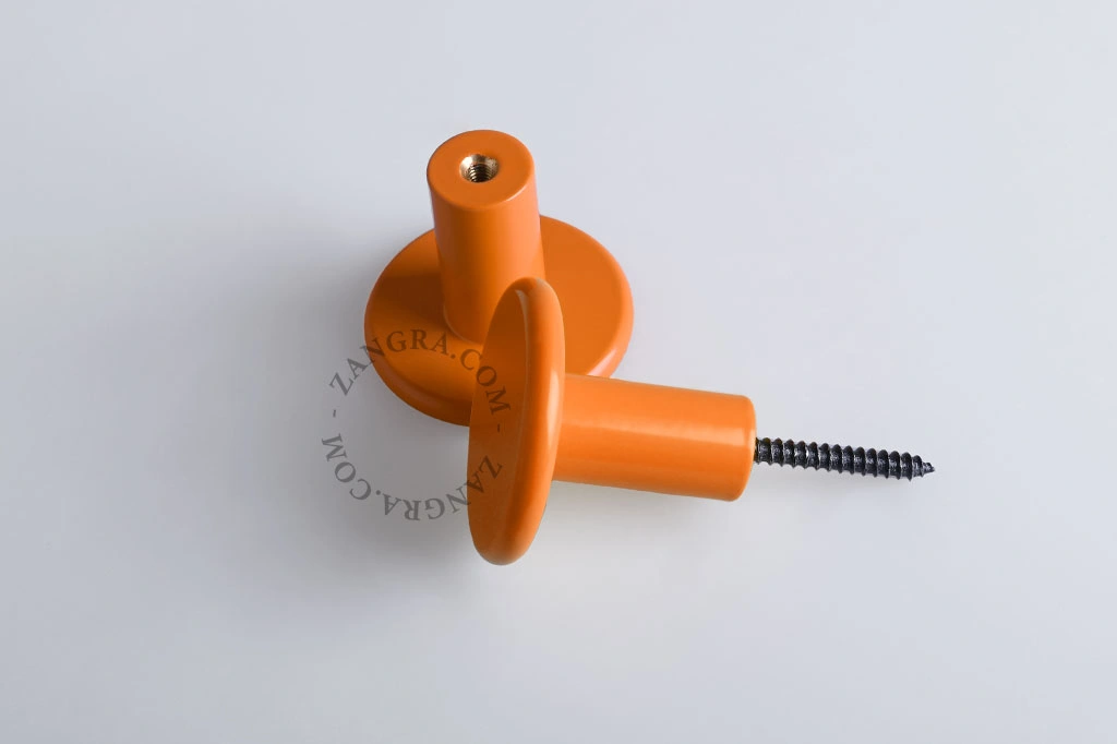 colgador redondo naranja