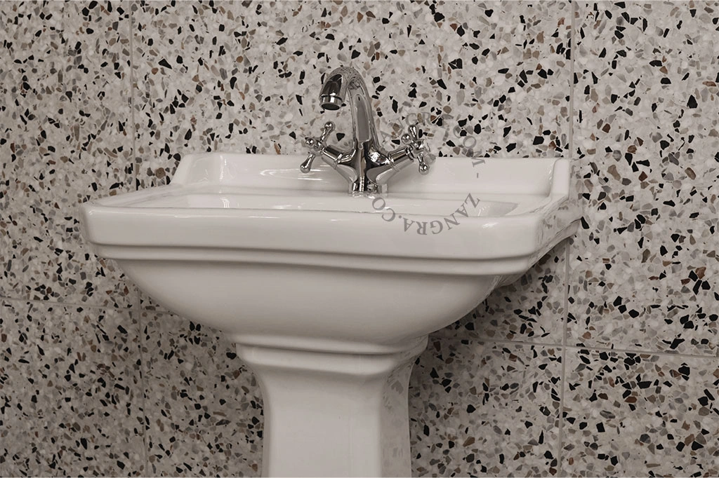 grifo de lavabo Cicero con asas en cruz