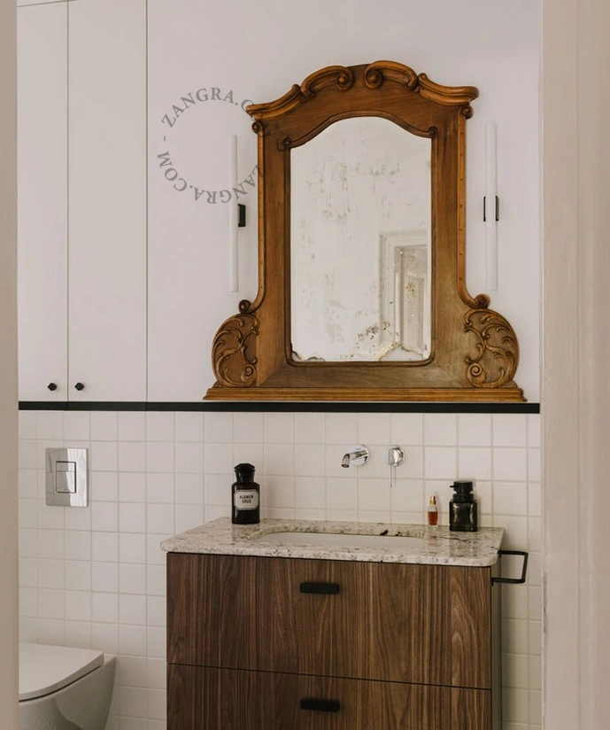 applique ou plafonnier S14d noir - ampoule tubulaire opaline