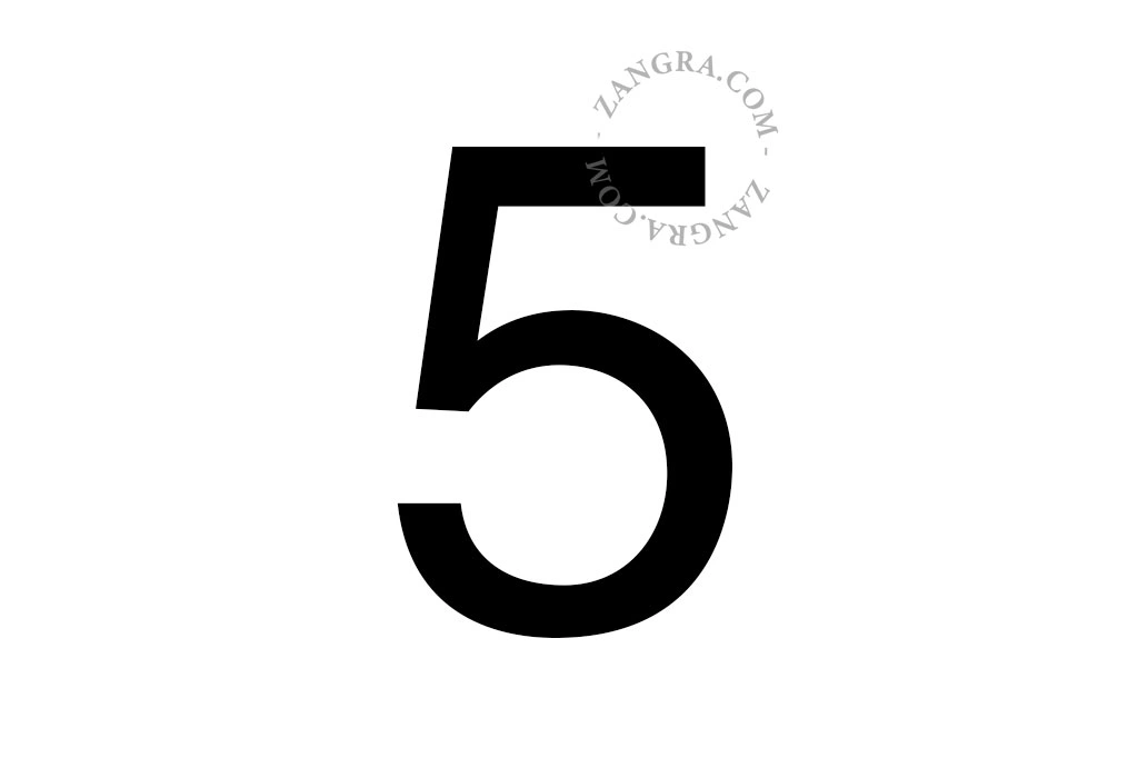 adhesive numbers - 0 to 9