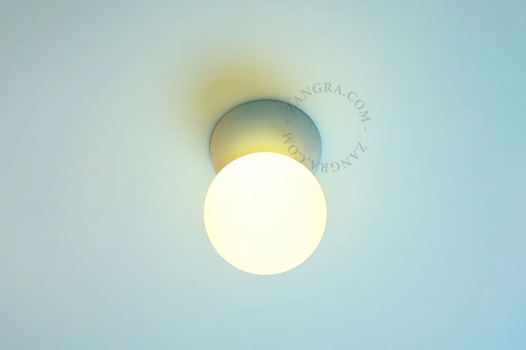 lampada da parete o da soffitto Casey in gesso verniciabile