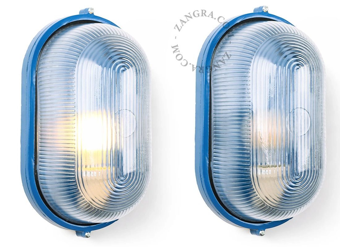 candeeiro exterior azul Dijon - IP54