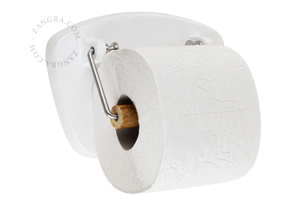 dérouleur de papier toilette blanc Clarabelle