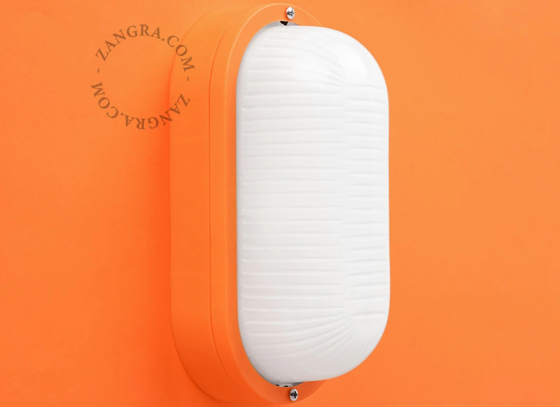 pomarańczowa wodoodporna lampa Dalida – IP44