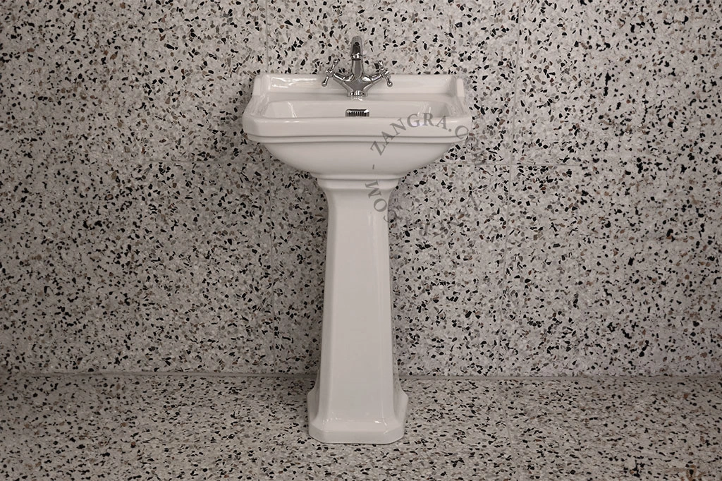 grifo de lavabo Cicero con asas en cruz