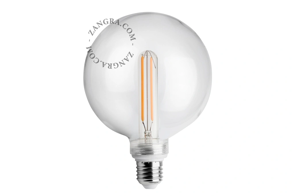 LED filament bulb – clear glass