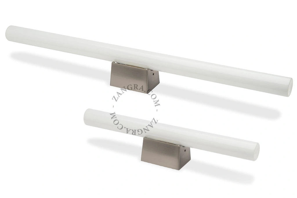 krom væg eller loft lampe S14d - opal stick pære