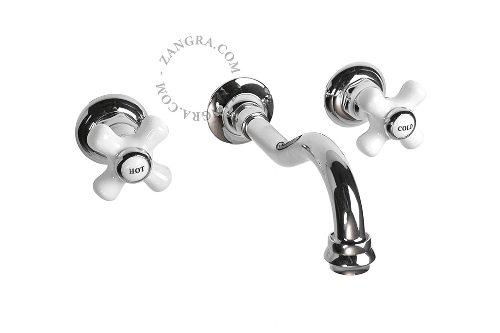 wall-mounted mixer tap Delphin