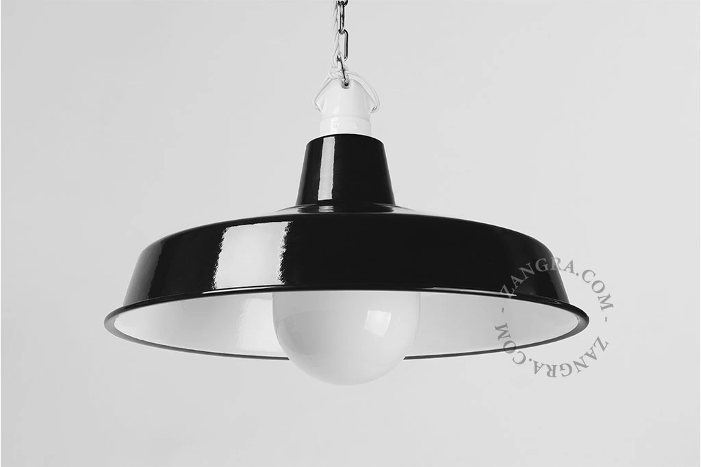 black metal pendant light - Ø 40 cm