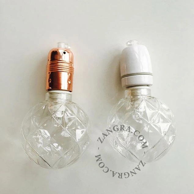 E27 copper-coloured lamp holder