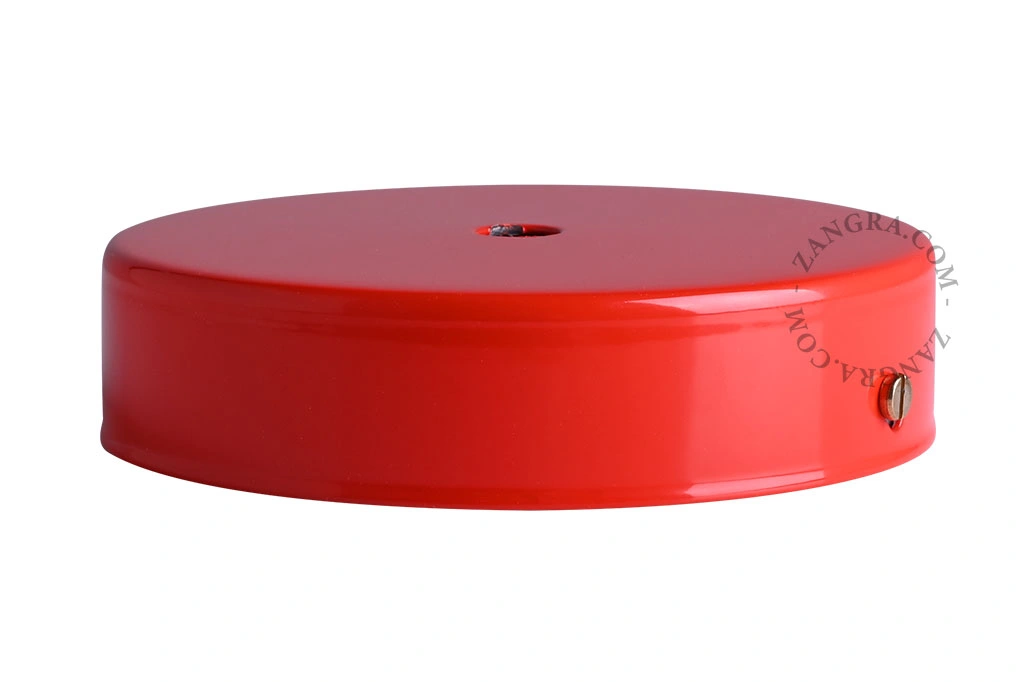 lacquered ceiling rose - red