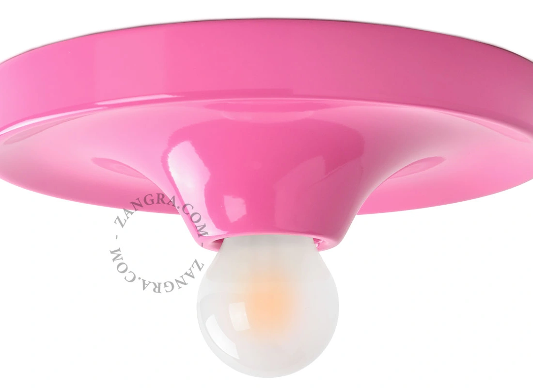pink Space Age lampe Eli - Ø 26 cm