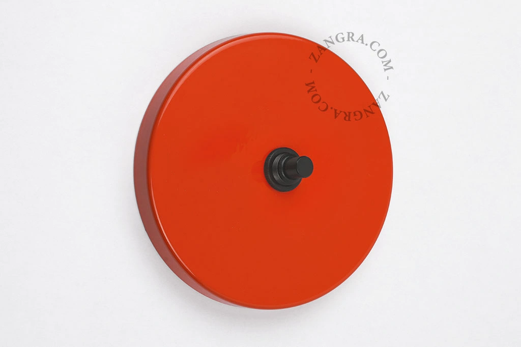 Druckschalter – rot/schwarz