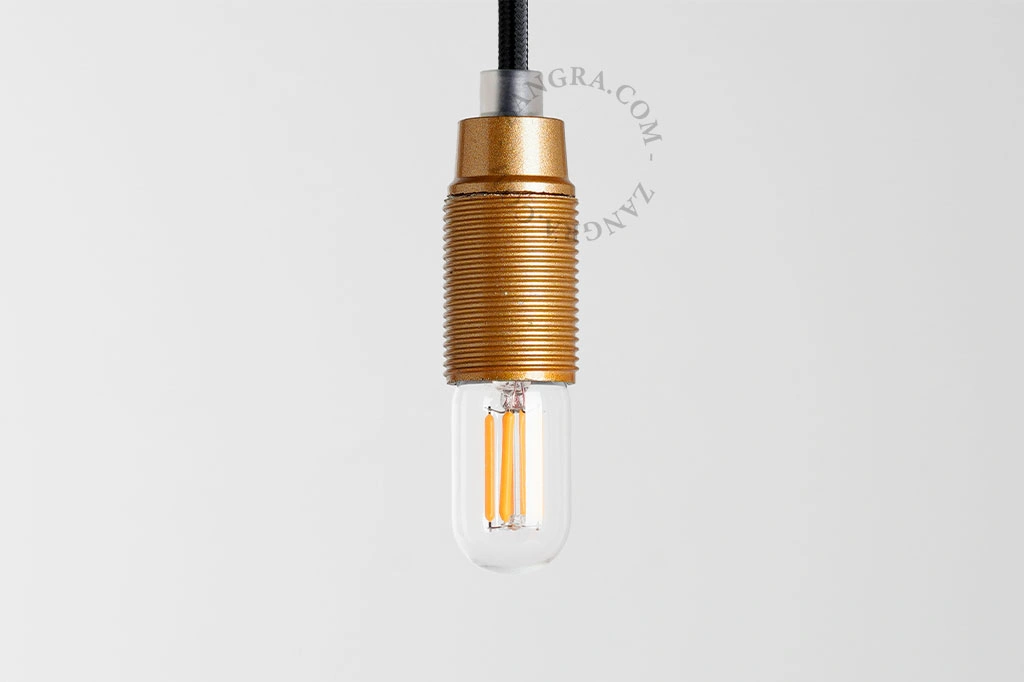 E14 golden bakelite lamp holder