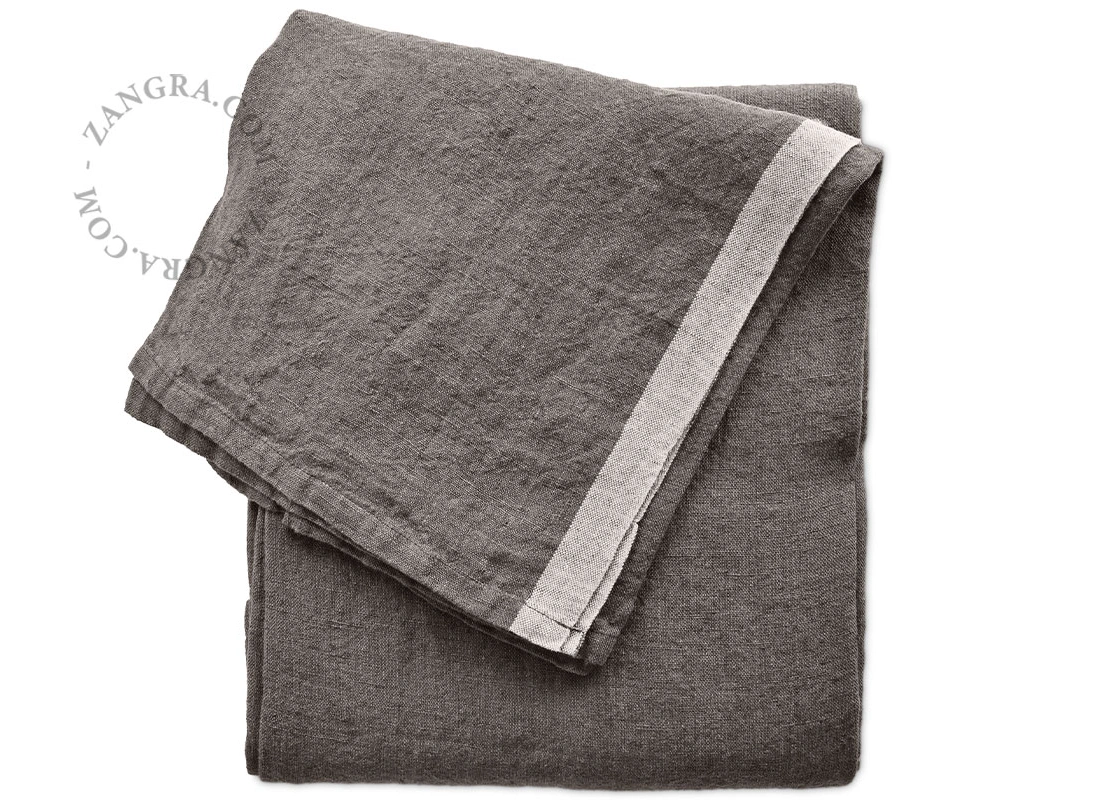 100% LINEN-BORDER EDGE TABLECLOTH