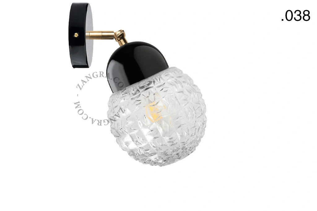 lampa porcelana ze szklanym kloszem