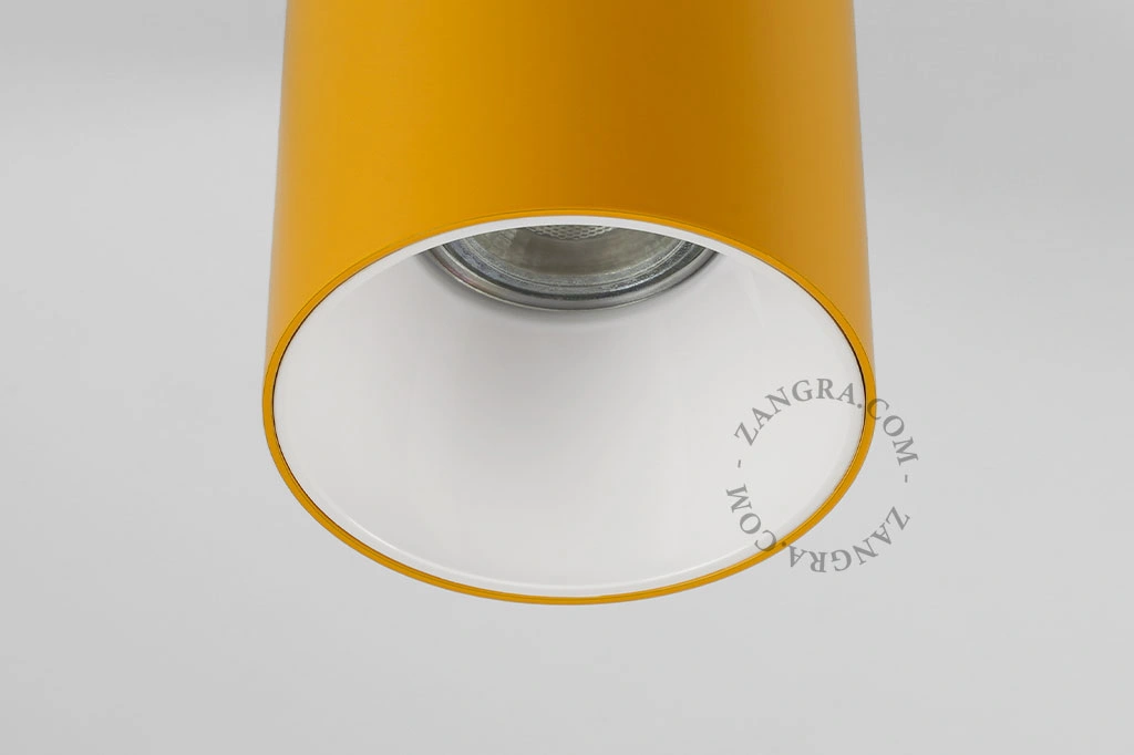 gul LED-spotlight Annabelle Ø  9 cm