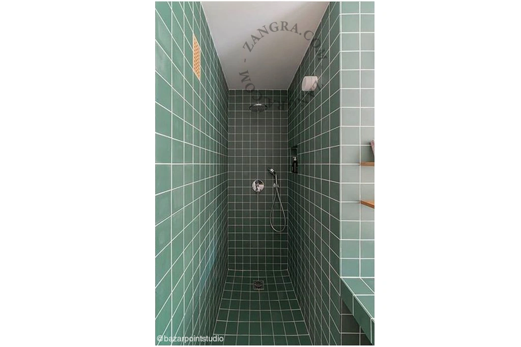 lampa i porslin för badrum - Ø 10cm - IP54