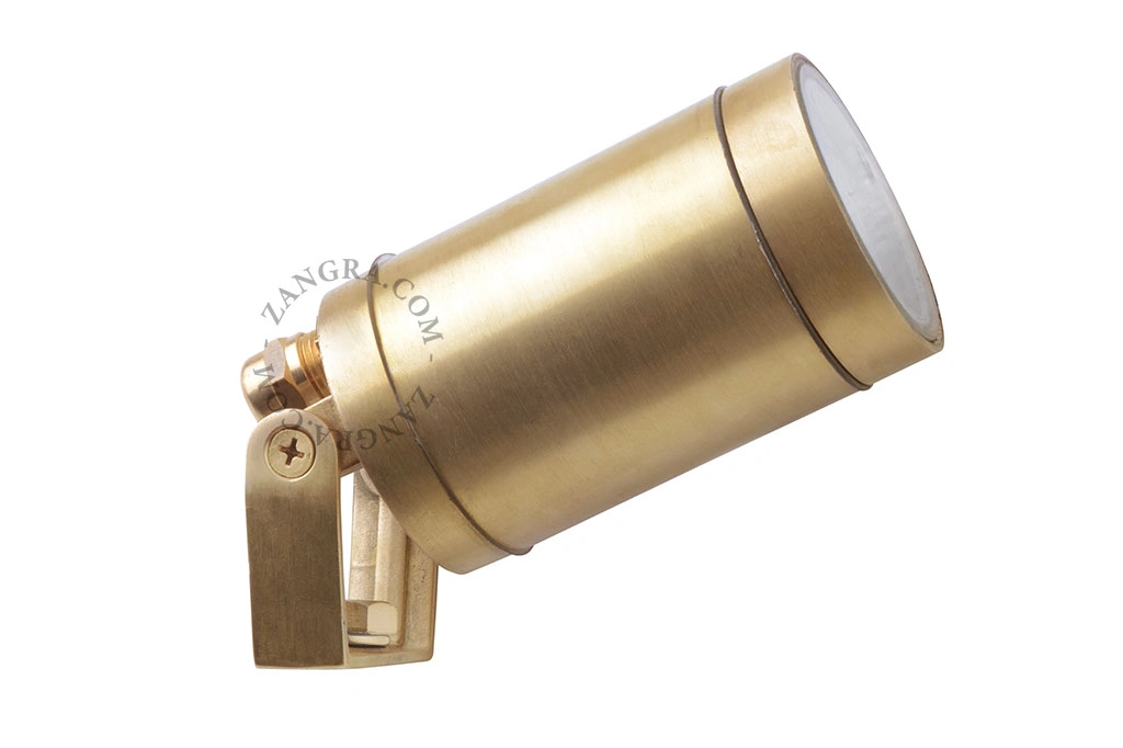 zewnętrzna mosiężna lampa - spotlight - IP65