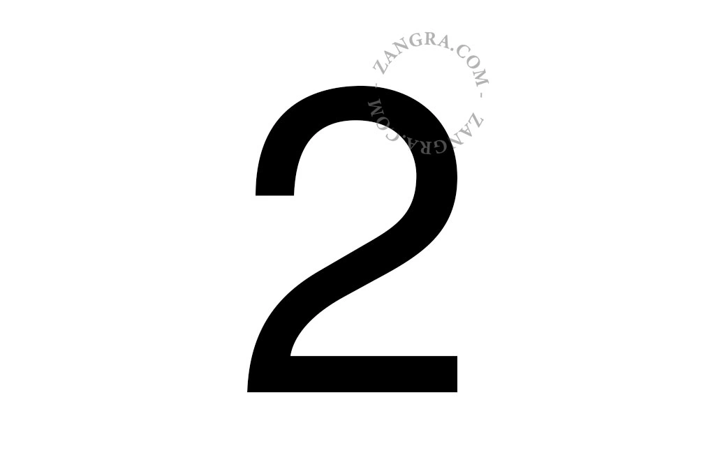 adhesive numbers - 0 to 9