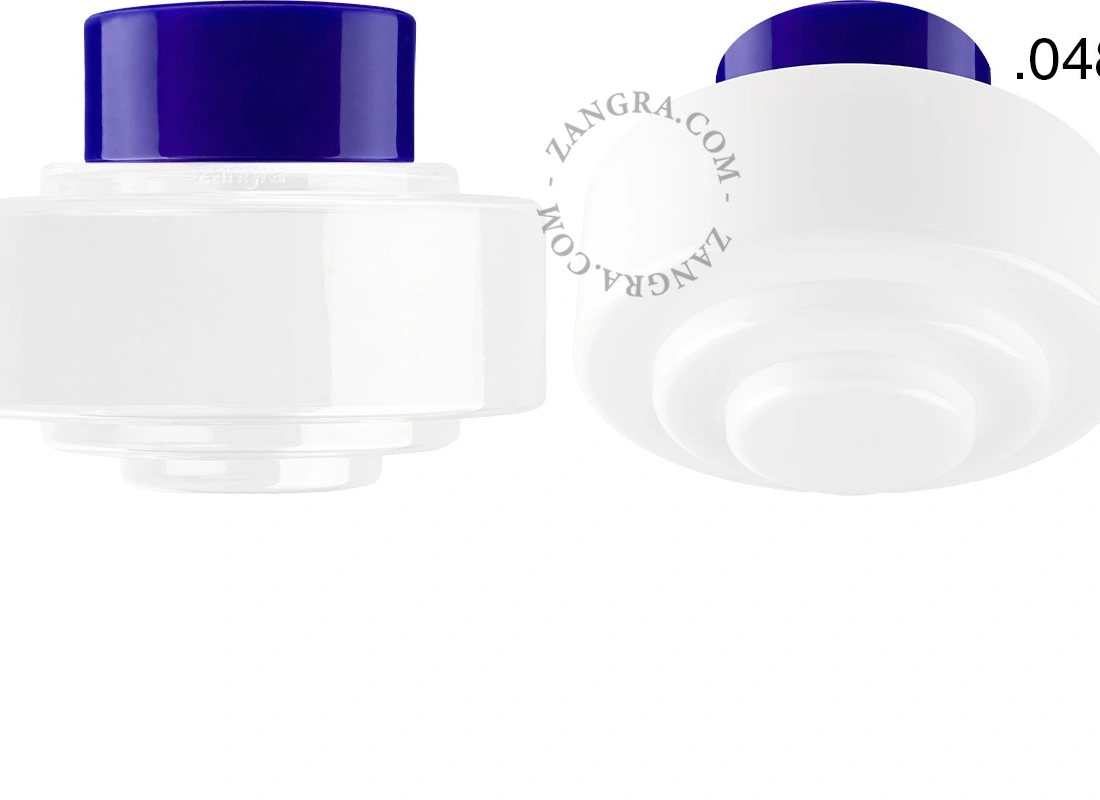 blue porcelain lamp David - Ø 10cm