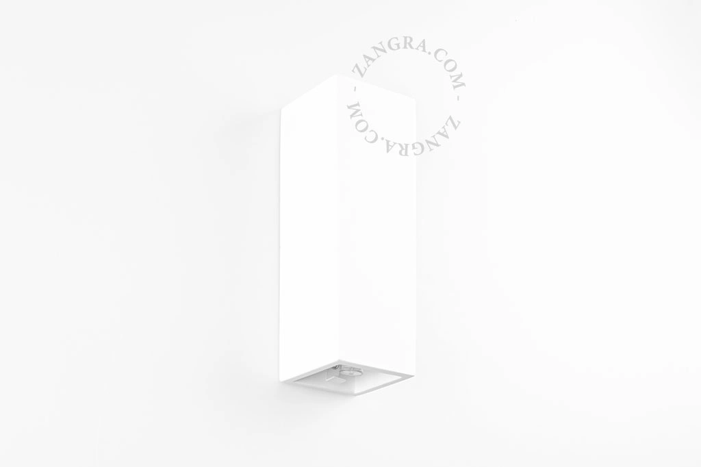 paintable plaster up & down wall light Carlos - 22 cm