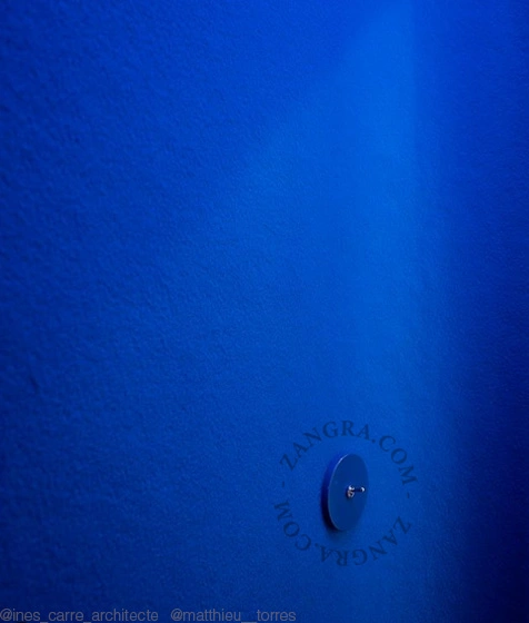 blue switch - two-way or simple nickel-plated toggle switch