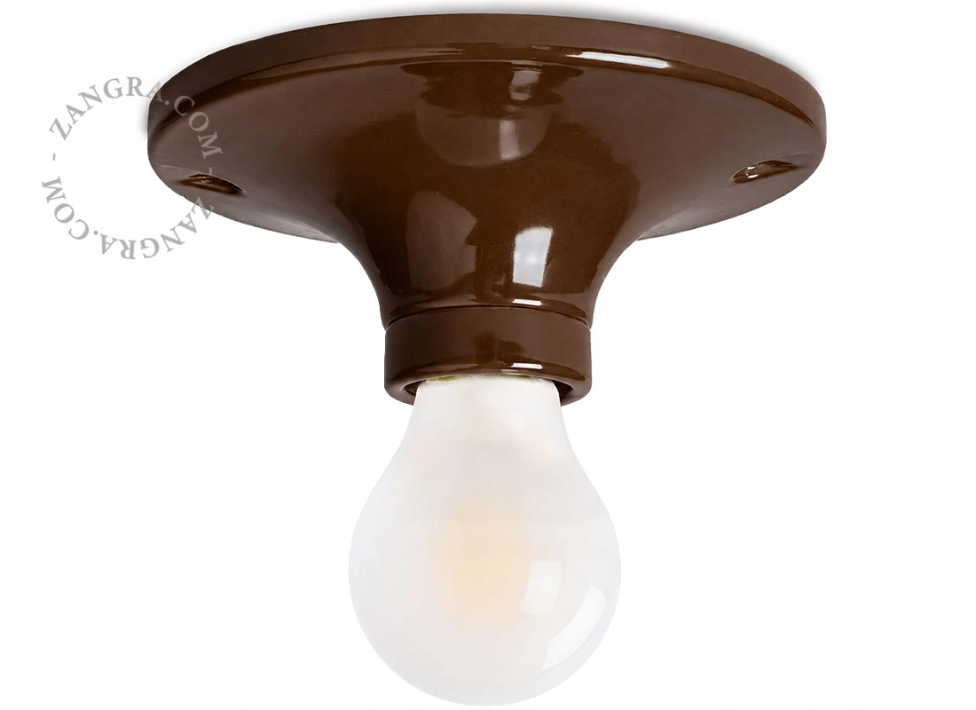 brown porcelain lamp Dali