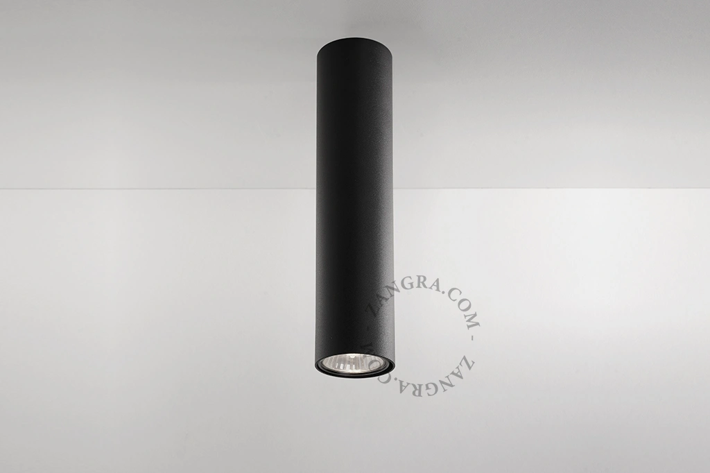 faretto da superficie nero - Ø 5,5 cm