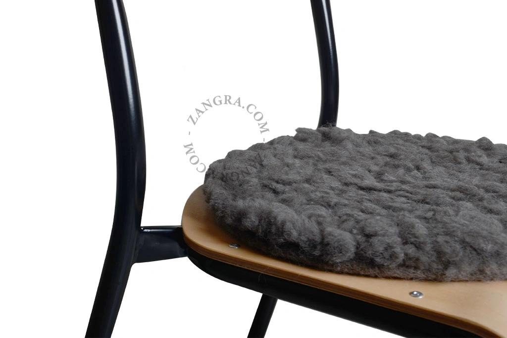 cojín de lana para silla