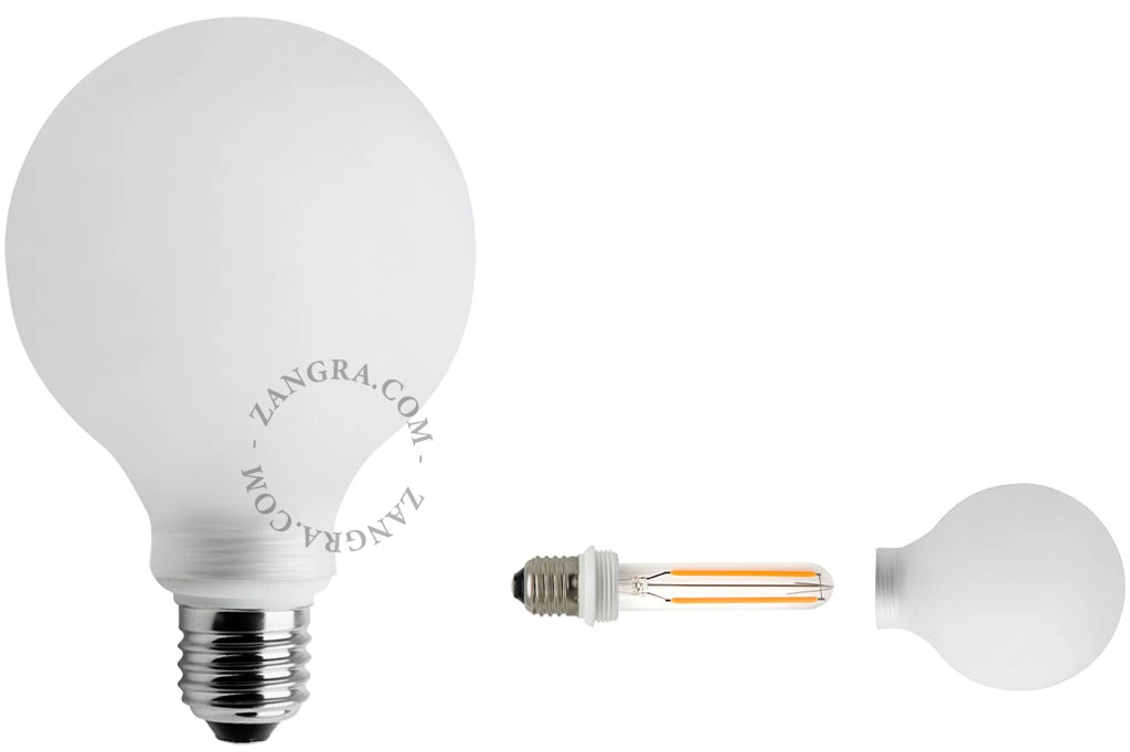 LED filament bulb – frosted glass