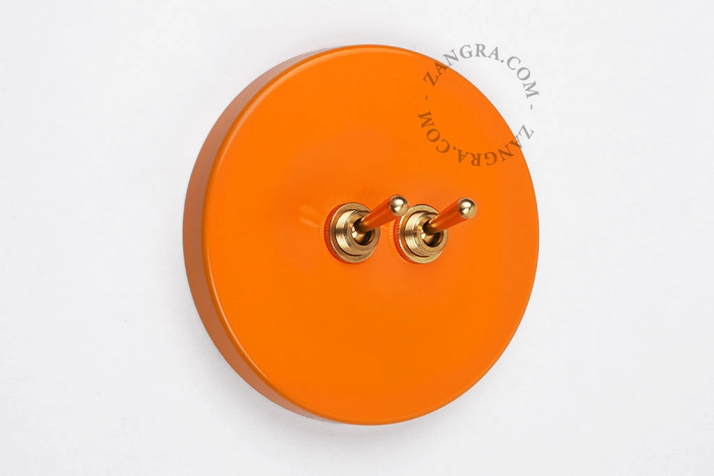 orange trappeafbryder – dobbelt vippearm i messing