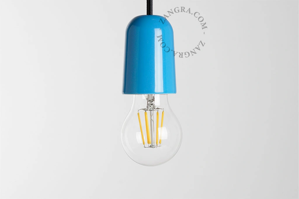 fitting in porselein - blauw
