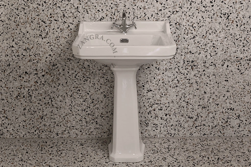 grifo de lavabo Cicero con asas en cruz