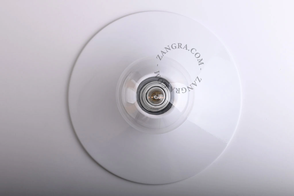 applique ou plafonnier blanc - Ø 26 cm
