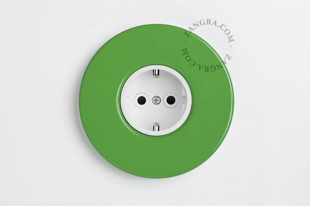 presa a incasso - verde