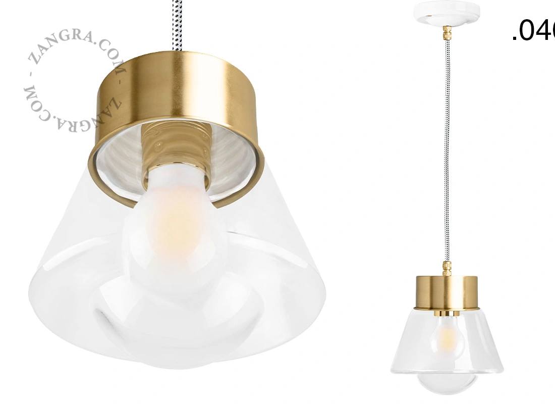 brass pendant light Celestine