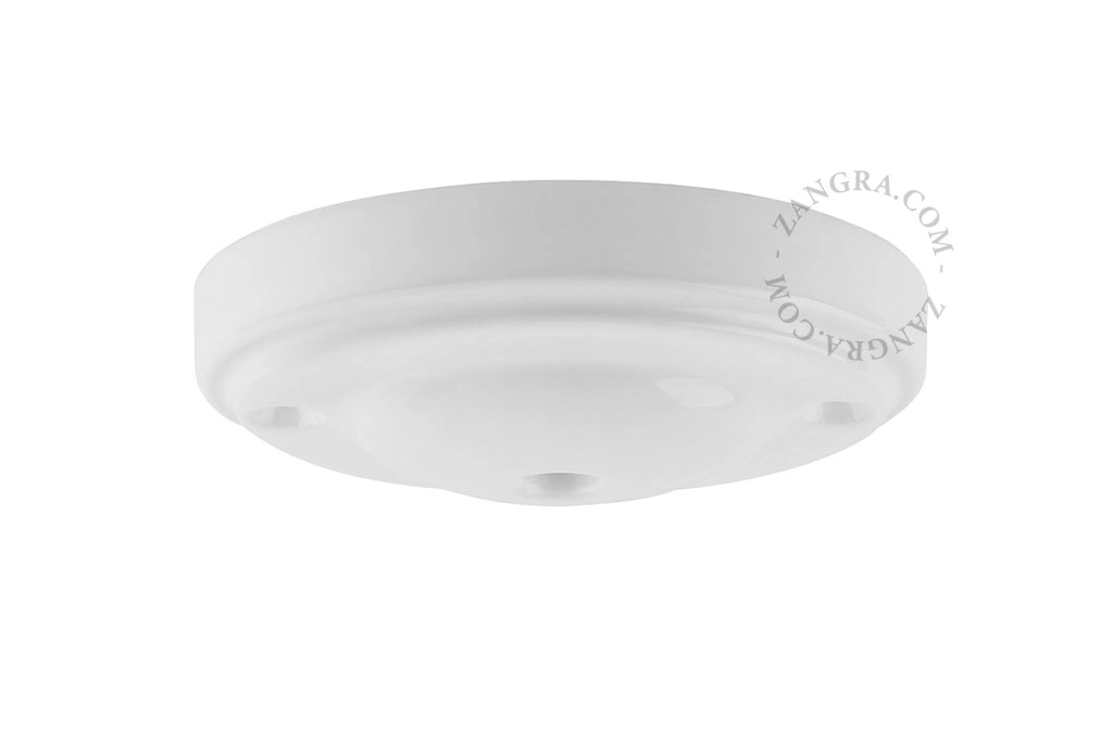 porcelain ceiling rose - white