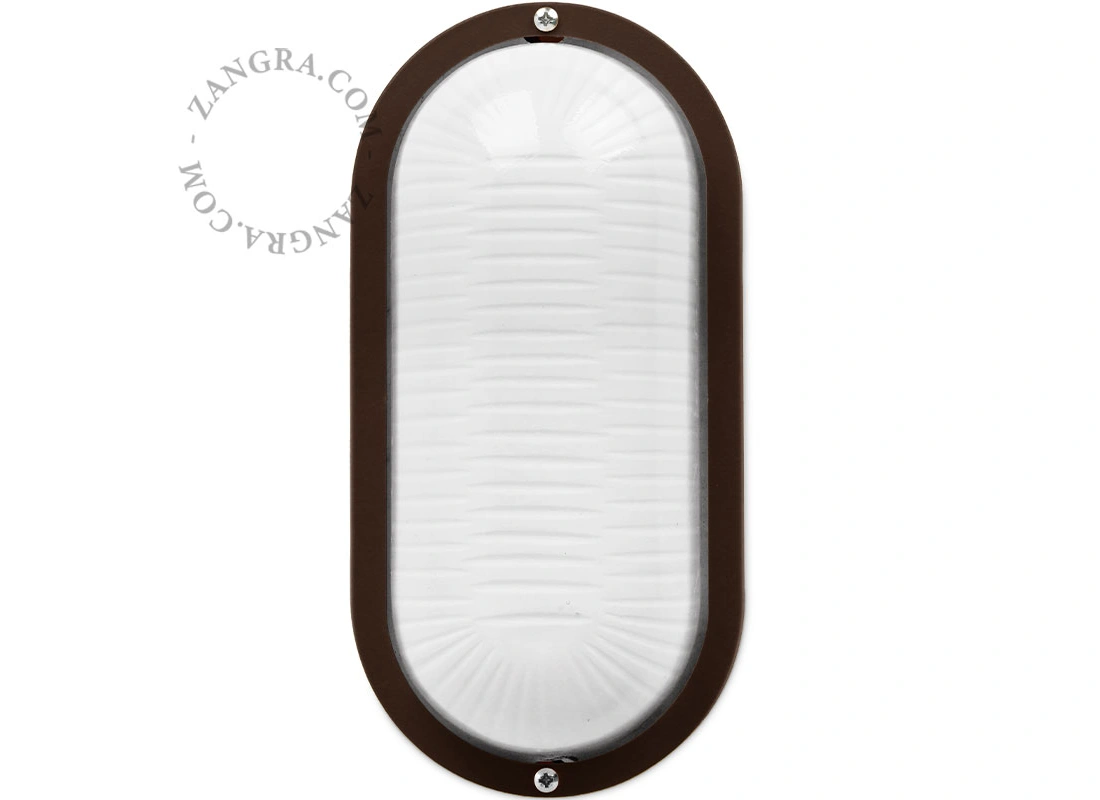 brown bulkhead light Dalida - IP44