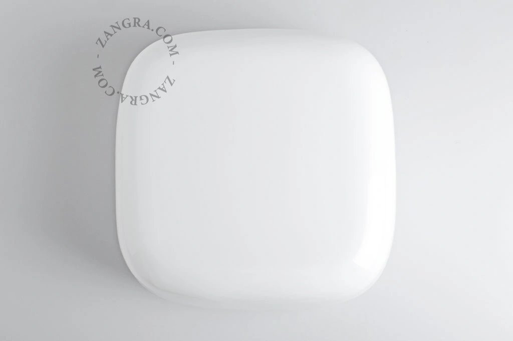 lampada da parete o da soffitto in vetro soffiato - 25 cm