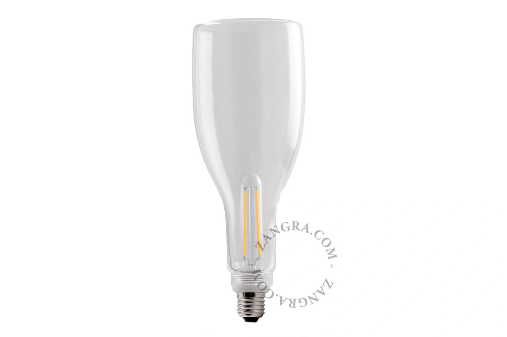 E27 dimbar filament LED ljuskälla - flaska - 2700K - 4W