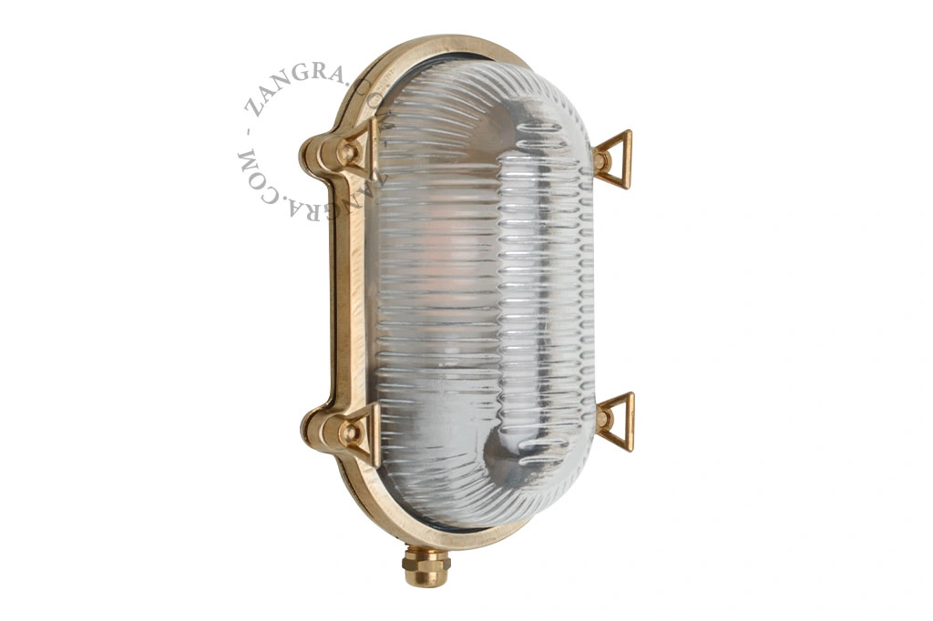 udendørs skotlampe i messing - IP64