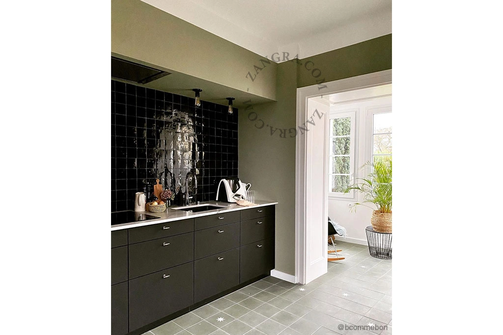 black Pure Porcelain wall or ceiling light