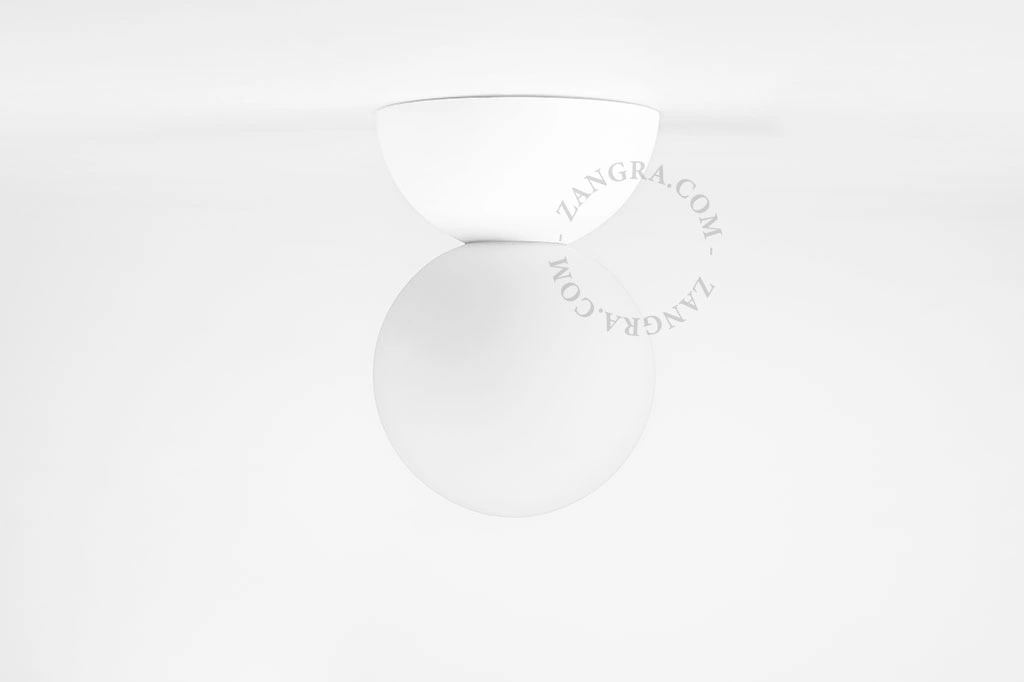 lampada da parete o da soffitto Casey in gesso verniciabile