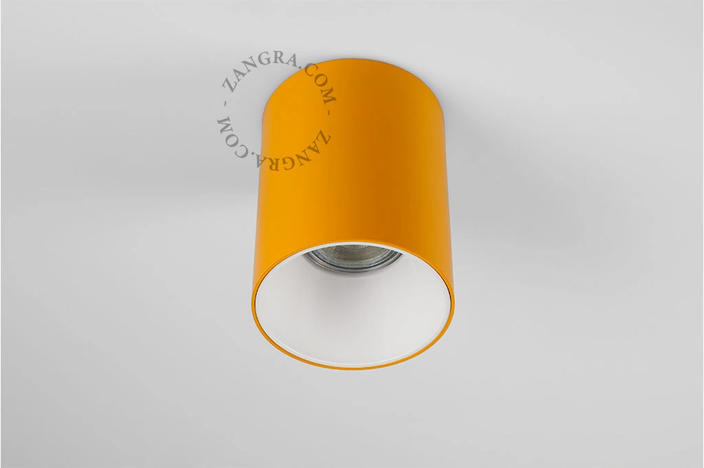 gul LED-spotlight Annabelle Ø  9 cm